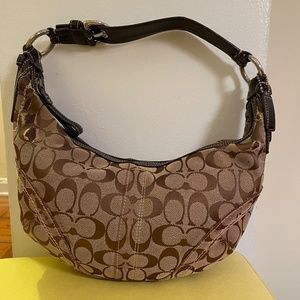 Big Vintage Y2K Coach classic crescent Hobo bag
